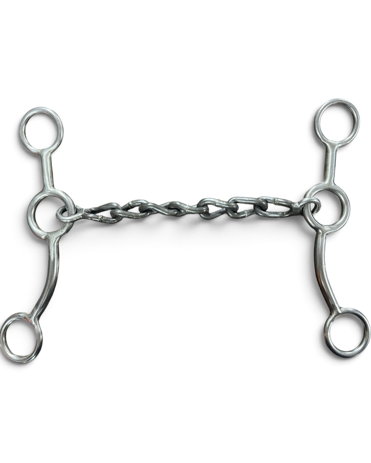 Red River Bit Co. Large Chain Mouth Jr. Cowhorse Bit