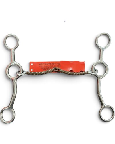 Red River Bit Co. Thin Twisted Wire Jr Cowhorse Bit