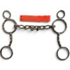 Red River Bit Co. Long Shank Chain Mouth Bit with Copper Rollers
