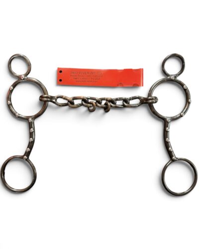 Red River Bit Co. Long Shank Chain Mouth Bit with Copper Rollers