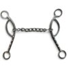 Red River Bit Co. Long Shank Chain Mouth Gag Bit