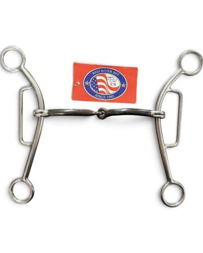 Red River Bit Co. Smooth Snaffle Gag Bit