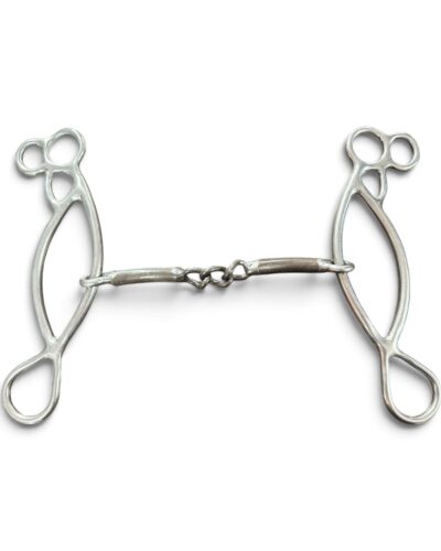 Red River Bit Co. Connie Combs Style Snaffle & Chain Gag Bit