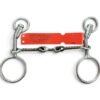 Red River Bit Co. Short Shank 3pc Twisted Wire Dogbone Gag Bit