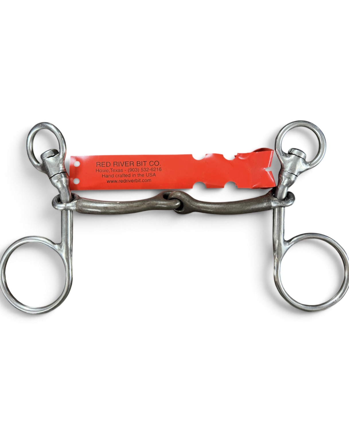Red River Bit Co. Smooth Snaffle Short Shank Gag Bit