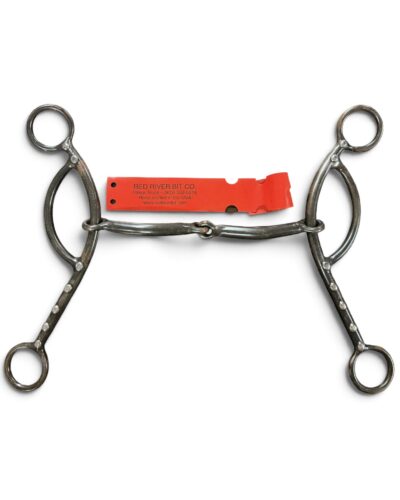 Red River Bit Co. Long Shank Smooth Snaffle Gag Bit