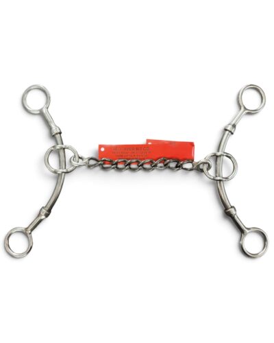 Red River Bit Co. Long Shank Chain Mouth Double Gag Bit