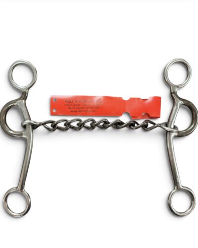 Red River Bit Co. Chain Mouth Lifter Gag Bit