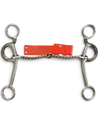 Red River Bit Co. Twisted Wire Lifter Gag Bit