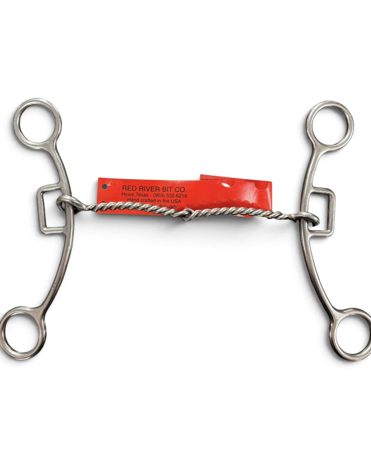 Red River Bit Co. Thin Twisted Wire Lifter Gag Bit