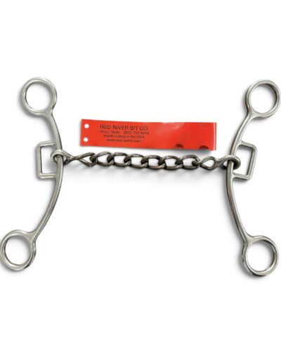 Red River Bit Co. Chain Mouth Lifter Gag Bit