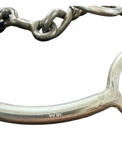 Alternative view of Red River Bit Co. 3pc Twisted Wire Dogbone Snaffle Bit