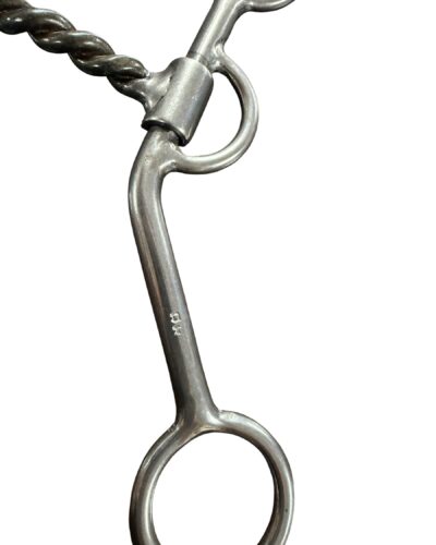 Red River Bit Co. Twisted Wire Argentine Snaffle Bit - Image 2